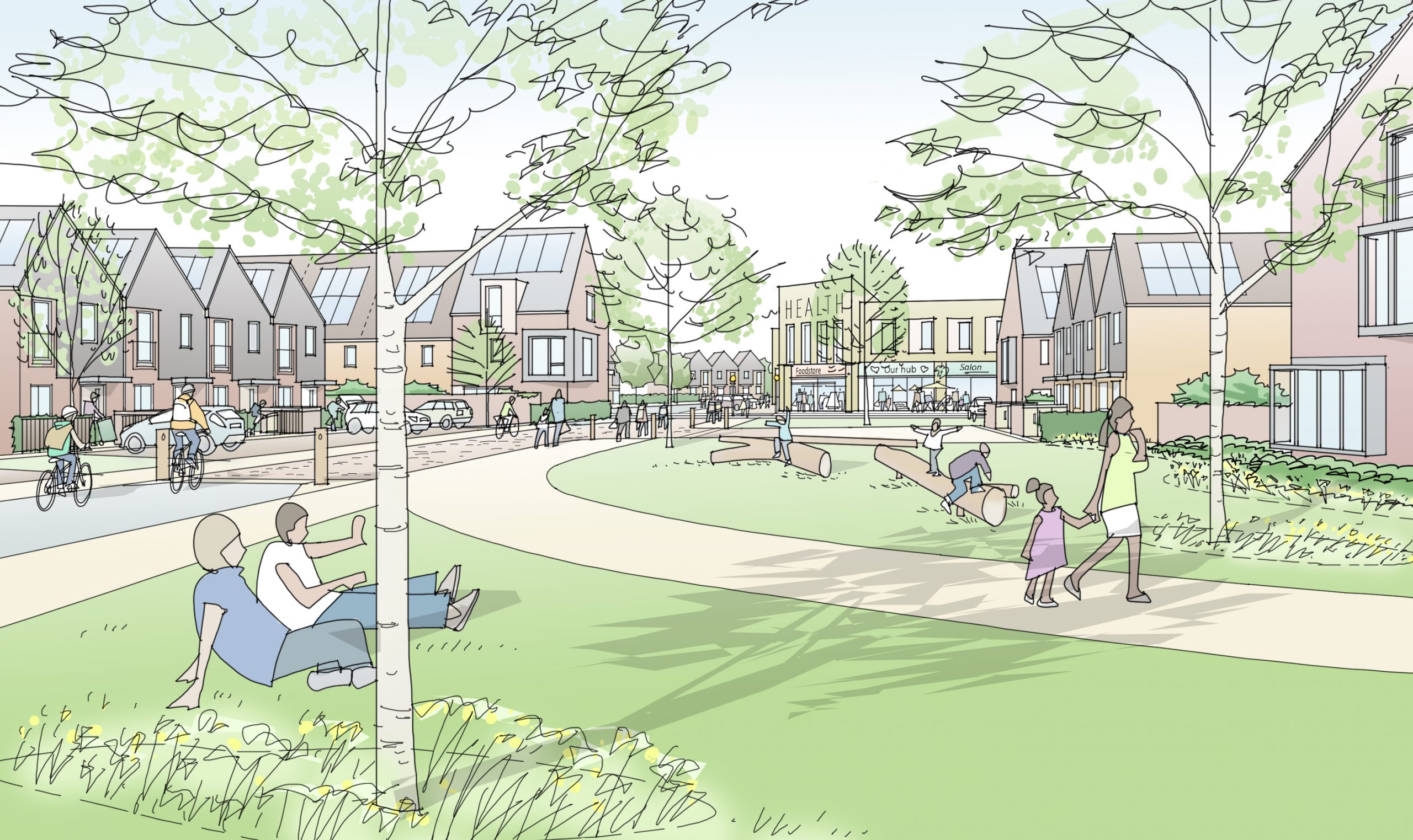 Kingshurst Village Centre.