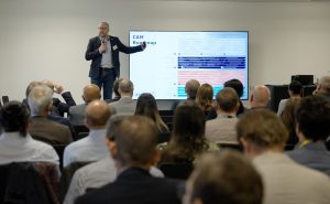 Mark Cracknell, Programme Director (CAM) at Zenzic addressing the audience