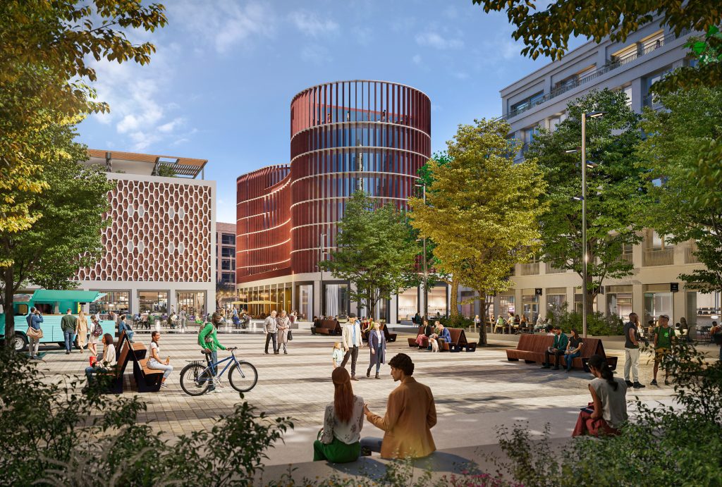 GCI image showing the redeveloped Mell Square